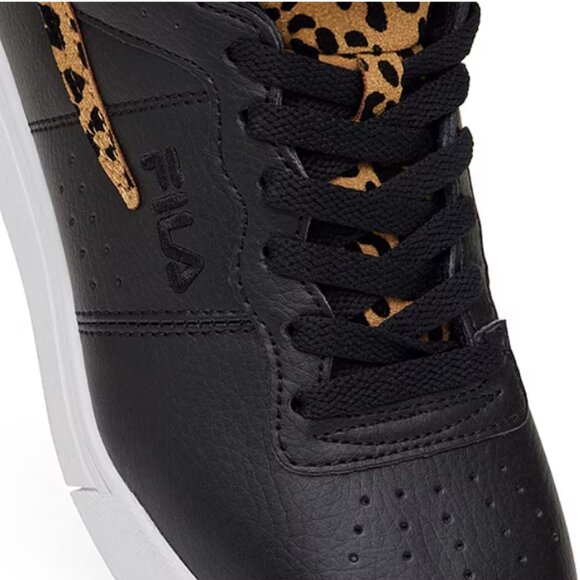 NiB Fila Women Vulc 13 Wild High Top Velcro Strap Sneakers Black Sz 8 $70 RY1386 - Picture 4 of 5